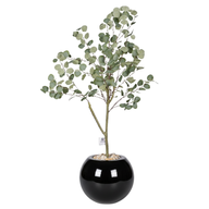 Artificial Eucalyptus Tree with Bello Planter