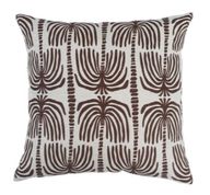 Nakheel Hand-Printed Linen Cushion