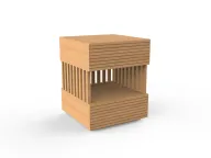 Clay Commode – Natural Wood Nightstand