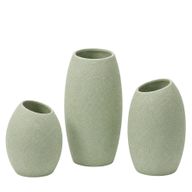 Edge Trio Fiberglass Planter Set