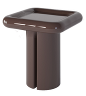 Bare Fiberglass Side Table