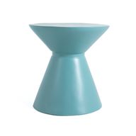 طاولة مانتا الجانبية – طاولة مستديرة عصرية من الألياف الزجاجية