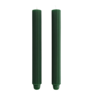 27 cm Corrugated Taper Candles – Set of 2