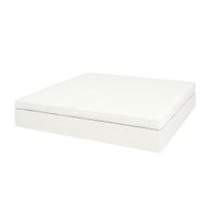 قاعدة سرير خشبية بصندوق تصميم بسيط