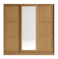 Barn Sliding Wardrobe With Mirror