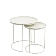 Atik Side Table AG1006 - Sturdy Metal Frame