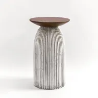 Hats Off - Side Table - Massive Beech Wood - Round Design