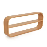 Curved Corner Shelving 2 Shelves