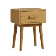 كومود خشبي ألبا بدرج واحد وأرجل مائلة