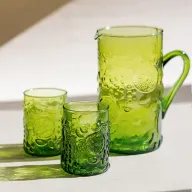 Layali Glass Set 6 Cups & Jug