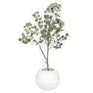 Artificial Eucalyptus Tree with Bello Planter