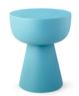 طاولة زوي الجانبية – طاولة مستديرة عصرية من الألياف الزجاجية