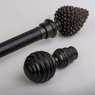 Oak Rod 180 cm single ,color is black