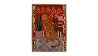 Amber Tiger Wall Art