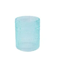 Textured Dotted Glass Jar