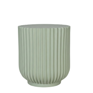 Stria Fiberglass Side Table