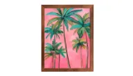 Pink Palms Wall Art