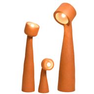 Halo Fiberglass Floor Lamp Set