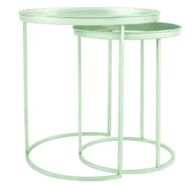 Atik Side Table AG1006 - Sturdy Metal Frame