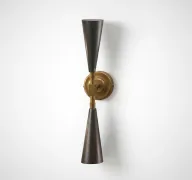 Double cone wall light