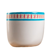 White Coral Pattern Pot