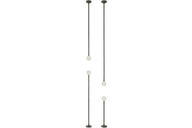 Elegant Gray Vertical Floor-to-Ceiling Partition YL-A-3215