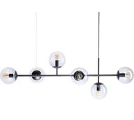 Black Linear Lighting-Clear Glass