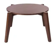 Bianca Side Table - All Wooden Structure - Round Top