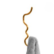 Kanji Brass Wall  Hook - Wabi Sabi Style