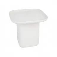 Mesa Curved Square Fiberglass Side Table