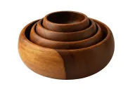 Bombeh Wooden Bowl Set of 4