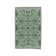 Grove Handwoven Cotton Kilim Rug – Screen-Printed With Unique Artistic Design