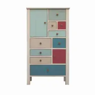 Multi-Colored Chest of Drawers