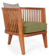 كرسي كاروسل بذراعين بتنجيد في الظهر والمقعد