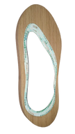 Mosaic Mirror – Free-Form Design With Wooden Frame