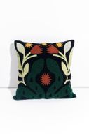 Dancing Serpents Cushion – Tufted Symbol of Renewal