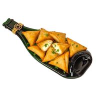 Ramadan Serving Platter with Brass Detail