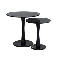 Flute Side Table - High Gloss Finish
