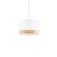 Amber Modern Pendant Straw and White - YLM014