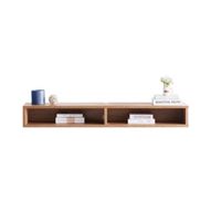 Compact Floating TV Unit With 2 Open Shelves