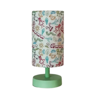 Joy & Fun Kids Table Lamp with Green Base - YL-T-2607