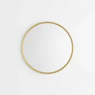 Sena Round Wall Mirror With Sleek Frame