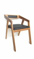 Clucks Squared Dining Chair- Fine Upholstered Seat
