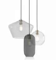 Clear and Coloured Glass Pendants