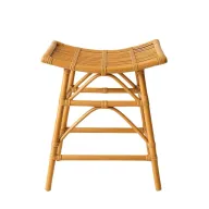Berry Rustic Bamboo Bar Stool With Natural Finish