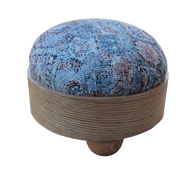 Bonbona Pouffe with Vintage pattern