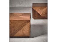 Veneer Party Coffee Table - Walnut Veneer - Elegant Pattern
