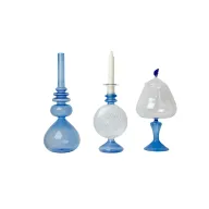 Vase, Candlestick & Candy Pot