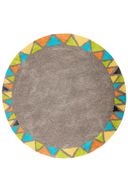 ماجيك ميداو - سجادة دائرية يدوية من مزيج الصوف