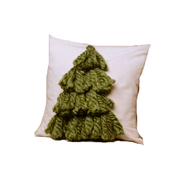 Christmas Tree Tassel Pillow